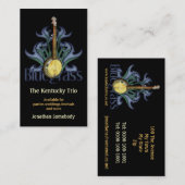 Visitekaartjes van Bluegrass Banjo Logo (Voorkant / Achterkant)