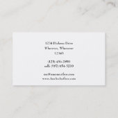 Visitekaartjes van Booklover (Achterkant)