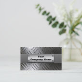 Visitekaartjes van Borden met metalen diamanten (Staand voorkant)