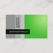 Visitekaartjes van bouwcontractanten (Achterkant)