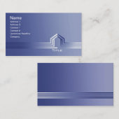 Visitekaartjes van bouwcontractanten (Voorkant / Achterkant)