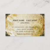 Visitekaartjes van  bruin en tan Vlaanderen papier (Achterkant)