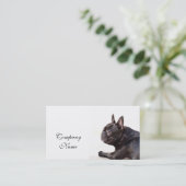 Visitekaartjes van Bulldog (Staand voorkant)