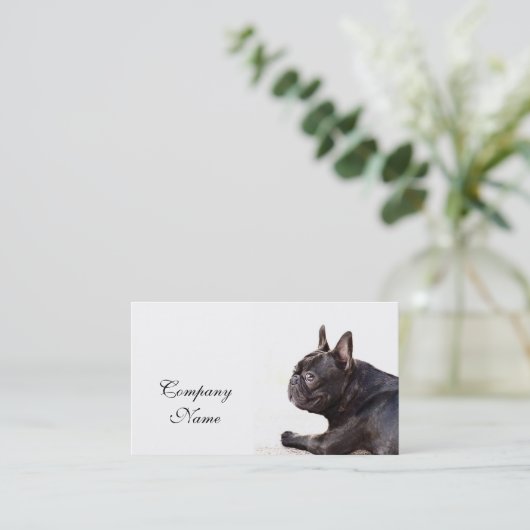 Visitekaartjes van Bulldog (Staand voorkant)