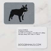 Visitekaartjes van Bulldog (Voorkant / Achterkant)