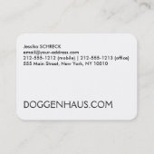 Visitekaartjes van Bulldog (Achterkant)