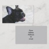 Visitekaartjes van Bulldog (Voorkant / Achterkant)