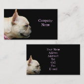 Visitekaartjes van Bulldog (Voorkant / Achterkant)