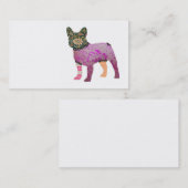 Visitekaartjes van Bulldog Patchwork Pet (Voorkant / Achterkant)