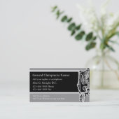 Visitekaartjes van chiropractor (Staand voorkant)