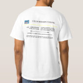VISITEKAARTJES VAN CHUCK T-SHIRT (Achterkant)