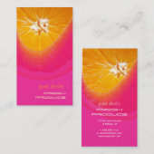 Visitekaartjes van citrusvruchten (Voorkant / Achterkant)