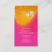 Visitekaartjes van citrusvruchten (Achterkant)