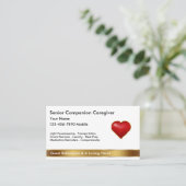 Visitekaartjes van Classy Caregiver (Staand voorkant)