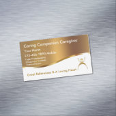 Visitekaartjes van Classy Caregiver Magnetisch Visitekaartje (Voorbeeld)