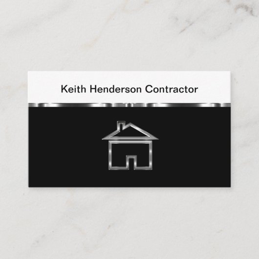 Visitekaartjes van Classy Cool Building Contractor (Voorkant)
