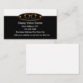Visitekaartjes van Classy Eye Doctor in de zichtse (Voorkant / Achterkant)