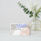 Visitekaartjes van Classy Facial Esthetician (Staand voorkant)