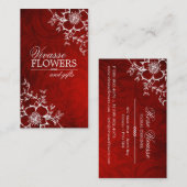 Visitekaartjes van Classy Floral (Voorkant / Achterkant)