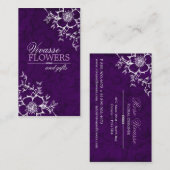 Visitekaartjes van Classy Floral (Voorkant / Achterkant)