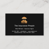 Visitekaartjes van Classy Insurance Agent (Voorkant)