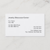 Visitekaartjes van Classy Jewelry (Achterkant)