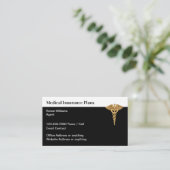 Visitekaartjes van Classy Medical Insurance Agent (Staand voorkant)