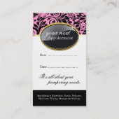 Visitekaartjes van Classy Nail Salon en esthetica Afsprakenkaartje (Achterkant)