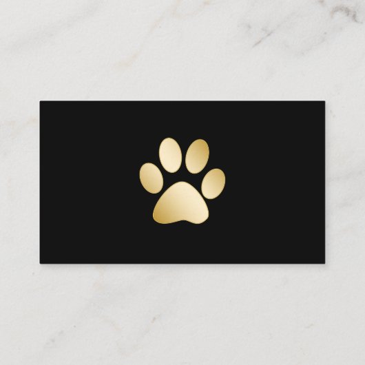 Visitekaartjes van Classy Pet (Achterkant)