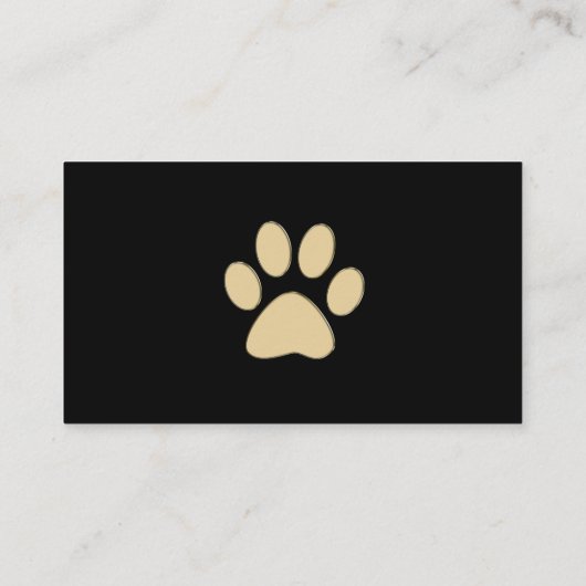 Visitekaartjes van Classy Pet (Achterkant)