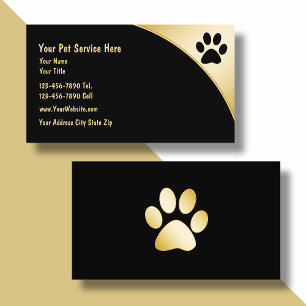 Visitekaartjes van Classy Pet