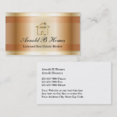 Visitekaartjes van Classy Realtor (Voorkant / Achterkant)