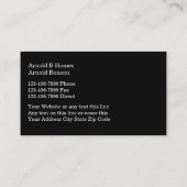 Visitekaartjes van Classy Realtor (Achterkant)