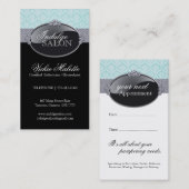 Visitekaartjes van Classy Salon en Spa Afsprakenkaartje (Voorkant / Achterkant)