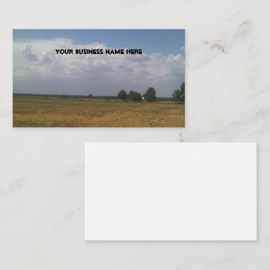 Visitekaartjes van Cloudy sky (Voorkant / Achterkant)