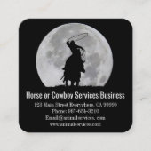 Visitekaartjes van cowboy of Ranch Horse (Voorkant)