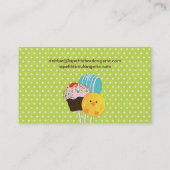 Visitekaartjes van Cute Cake Pop (Achterkant)