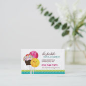 Visitekaartjes van Cute Cake Pop (Staand voorkant)