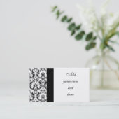 Visitekaartjes van Damask Wedding Planner (Staand voorkant)