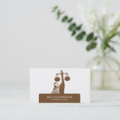 Visitekaartjes van de advocaat (Staand voorkant)