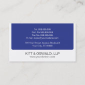 Visitekaartjes van de advocaat (Achterkant)