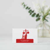 Visitekaartjes van de advocatenwet (Staand voorkant)