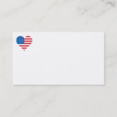 Visitekaartjes van de Amerikaanse vlag (Achterkant)