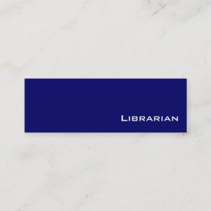 Visitekaartjes van de Bibliothecaris van de marine