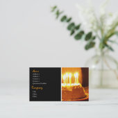 Visitekaartjes van de Birthday Cake (Staand voorkant)