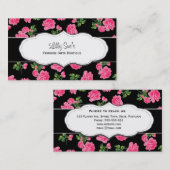 Visitekaartjes van de bloementeelt (Voorkant / Achterkant)