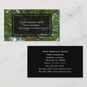 Visitekaartjes van de boomservice (Voorkant / Achterkant)