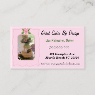 Visitekaartjes van de Cake Baker