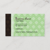 Visitekaartjes van de Cake Baker (Achterkant)