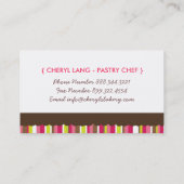 Visitekaartjes van de Cake Balls (Achterkant)